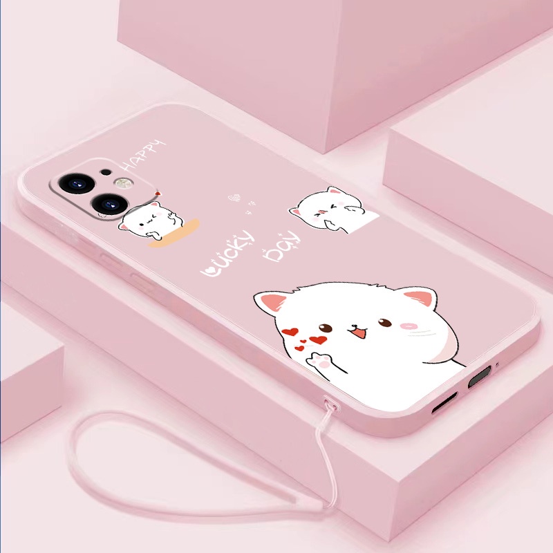 Ốp Điện Thoại In Hình Mèo May Mắn Cho iPhone 11 iPhone 11 pro iPhone 11 pro max iPhone 12 iPhone 12 pro iPhone 12