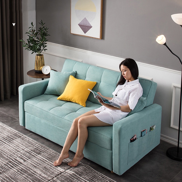 Ghế Sofa Giường Loại 1m9 HP69 Gấp Gọn, Khung Thép Chắc Chắn Chịu Lực 800kg, Sofa Bed Chọn Màu Và Chất Liệu Ghế | BigBuy360 - bigbuy360.vn