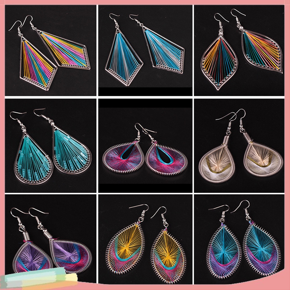 Bông tai hình giọt nước phong cách bohemian thời trang cho nữ