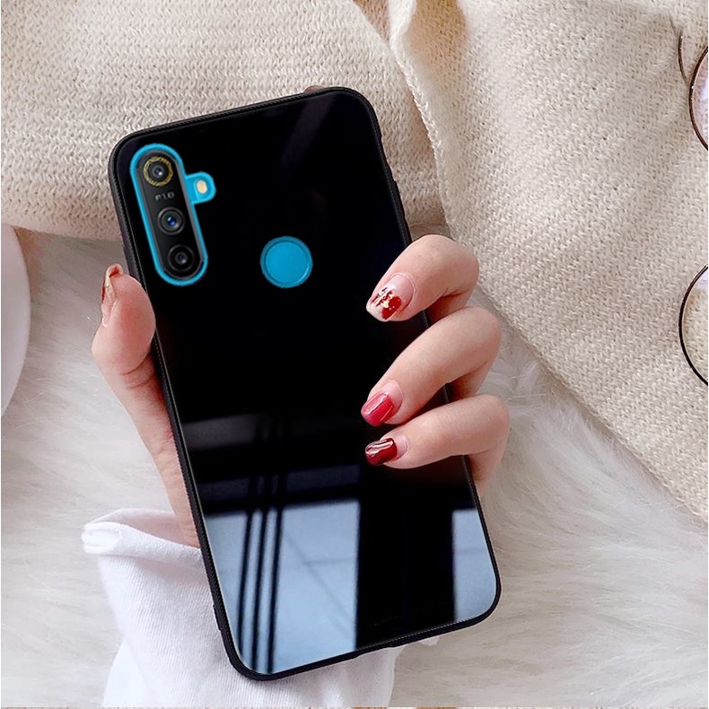 Ốp Lưng REALME C3 Mặt kính gương sáng bóng cao cấp