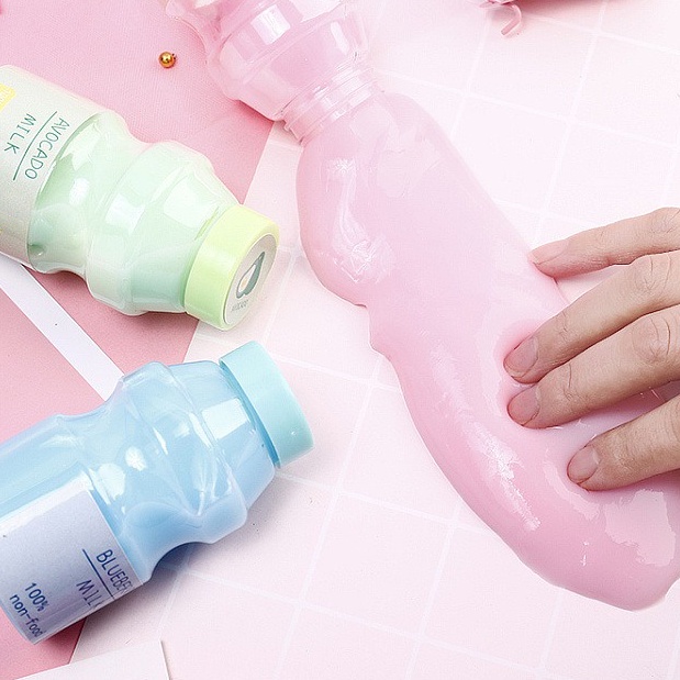 Slime BÌNH SỮA MILK màu thạch cực đẹp Đồ chơi slam chất nhầy ma thuật squishy
