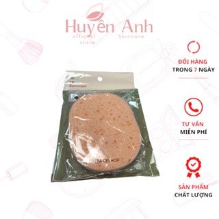 Bông mút rửa mặt bọt biển ovan The Face Shop Hàn Quốc dụng cụ rửa mặt siêu mềm.