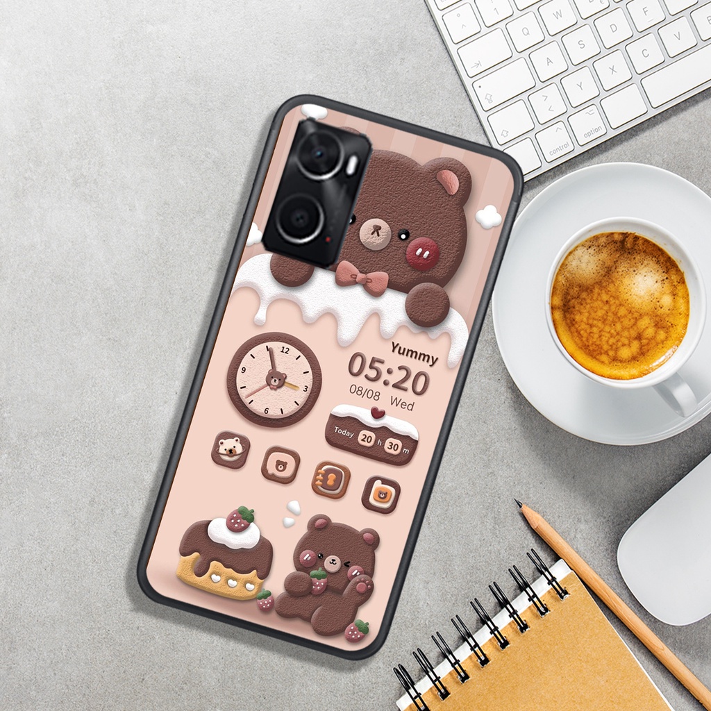 Ốp Lưng OPPO A76 4G - REALME 9 - REALME 9i - REALME 9 PRO  , In Hình Gấu&amp;Thỏ Siêu Đáng Yêu.