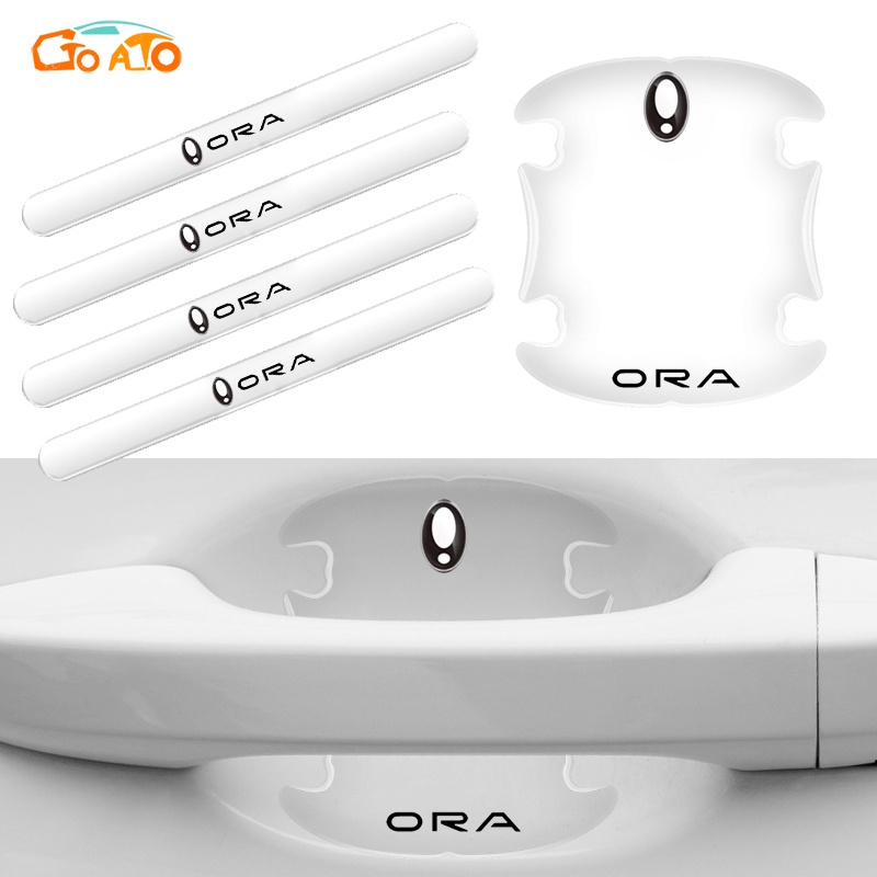 GTIOATO Miếng Dán Tay Nắm Cửa Ô Tô Trong Suốt Chống Xước Trầy Xe Hơi Miếng Dán Hõm Cửa Ô Tô Dán Xe Trang Trí ô Tô Cho Ora