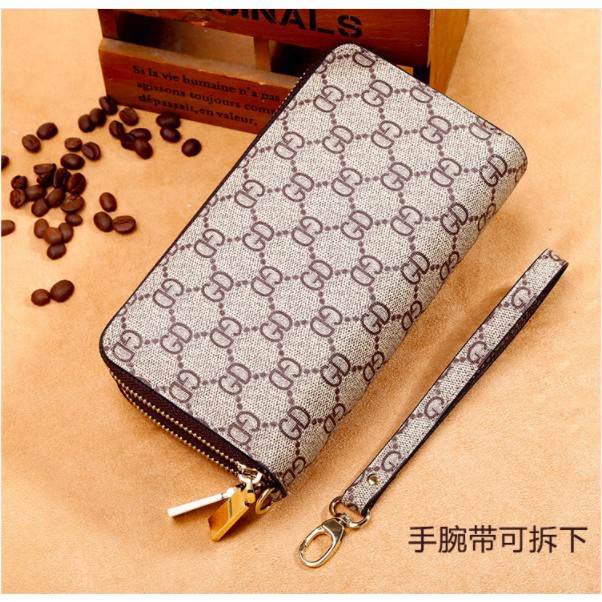 VÍ DA NỮ , BÓP NỮ CẦM TAY 2 KHOÁ Ví Dài Sức Chứa Lớn Có Dây Kéo Thời Trang Cho Nữ