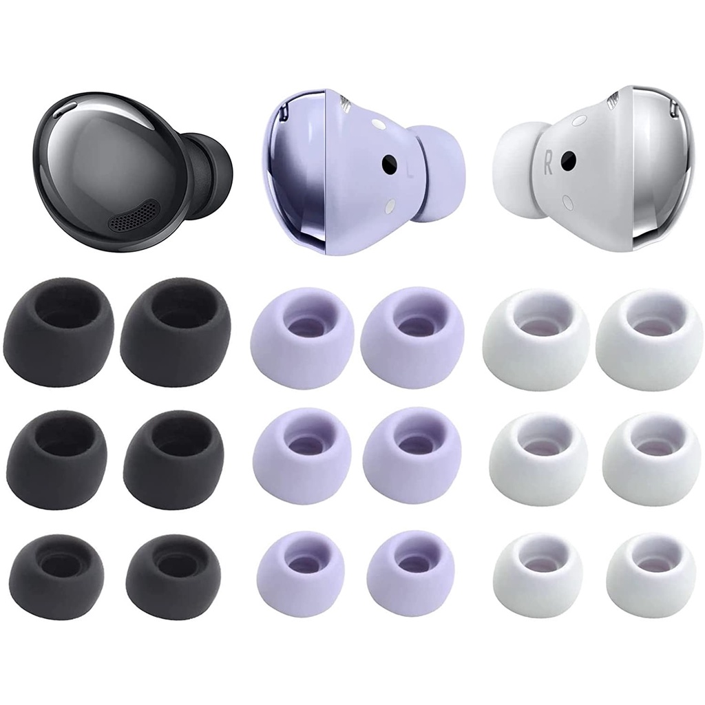 Set 3 Cặp Nút Tai Nghe Thay Thế Bằng Silicone Dành Cho Galaxy Buds Pro / S / M / L / L