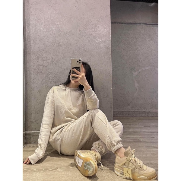 (ảnh thật) Set bộ thể thao dài tay m /lb đủ 2 màu hàng chuẩn 1:1