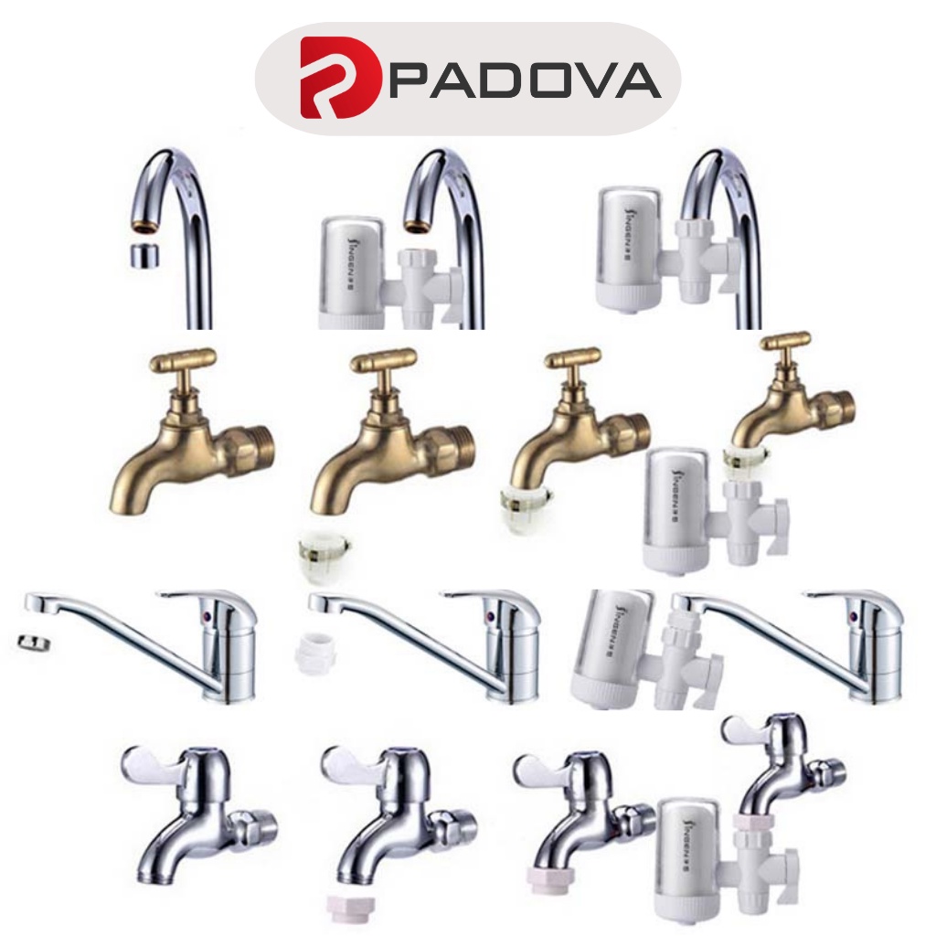 Bộ Lọc Nước Tại Vòi 5 Lớp Cao Cấp Chống Nấm Mốc, Vi Khuẩn, An Toàn Sử Dụng PADOVA 7043