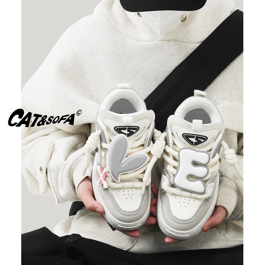 CAT AND SOFA || Cat&Sofa Snow Rock Gray || Giày đôi dành cho nam nữ