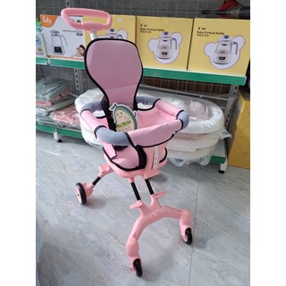 💥XE ĐẨY ĐẢO CHIỀU GẤP GỌN CÓ ĐỆM CHO BÉ
