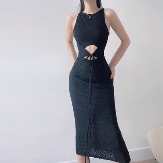 Đầm body buộc nơ eo - TADstore