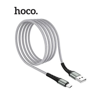 Cáp sạc 3A Hoco DU19 Micro dây dù bện cao cấp dài 1M cho Android ( Xám )