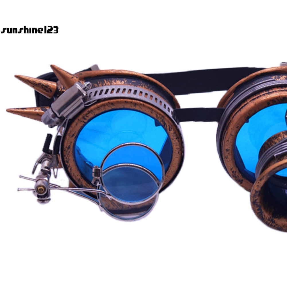 Kính mát đính đinh tán phong cách Steampunk vintage