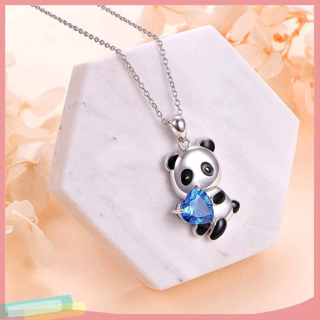 Vòng cổ Hợp Kim Trang Trí Mặt Gấu Trúc Hoạt Hình Đáng Yêu