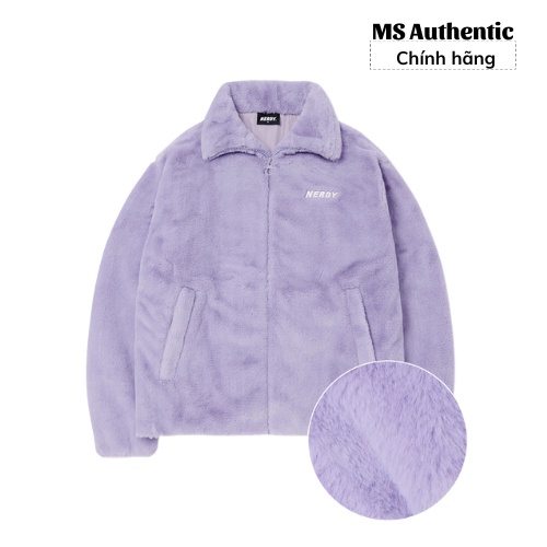 【Order】Áo khoác lông vũ có cổ Nerdy chính hãng Hàn Quốc nam nữ đều mặc được | Muley Eco Fur Jacket