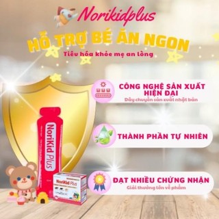 Hộp 20 Ống Siro Ăn Ngon Norikid Plus Nhật Bản Hỗ Trợ Đường Ruột Cải Thiện Hệ Tiêu Hóa Tăng Sức Đề Kháng Cho Bé