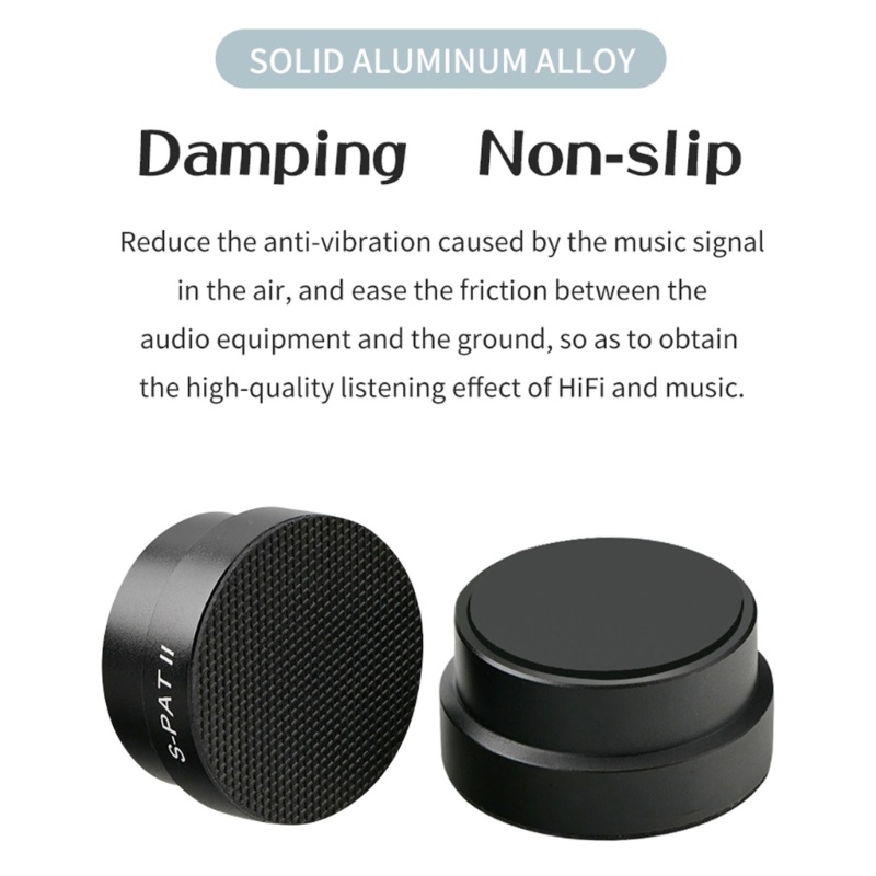 Bộ 4 Miếng Đệm Chân Chống Sốc Bằng Hợp Kim Nhôm Cho Loa HI-Fi