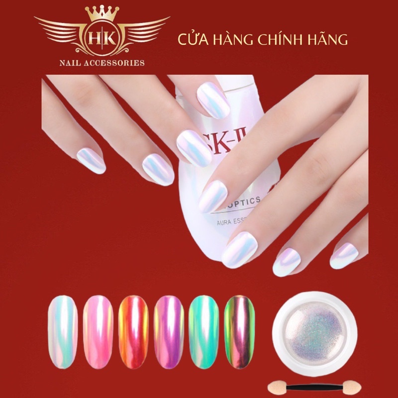 Bột tráng gương nhũ ánh trai HK NAIL ACCESSORIES