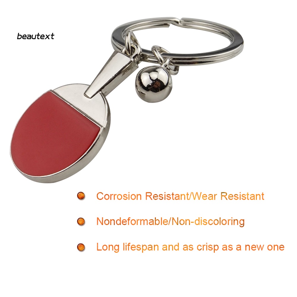 Móc Khóa Hình Vợt Bóng Bàn / Bóng Bàn / Dơi Độc Đáo