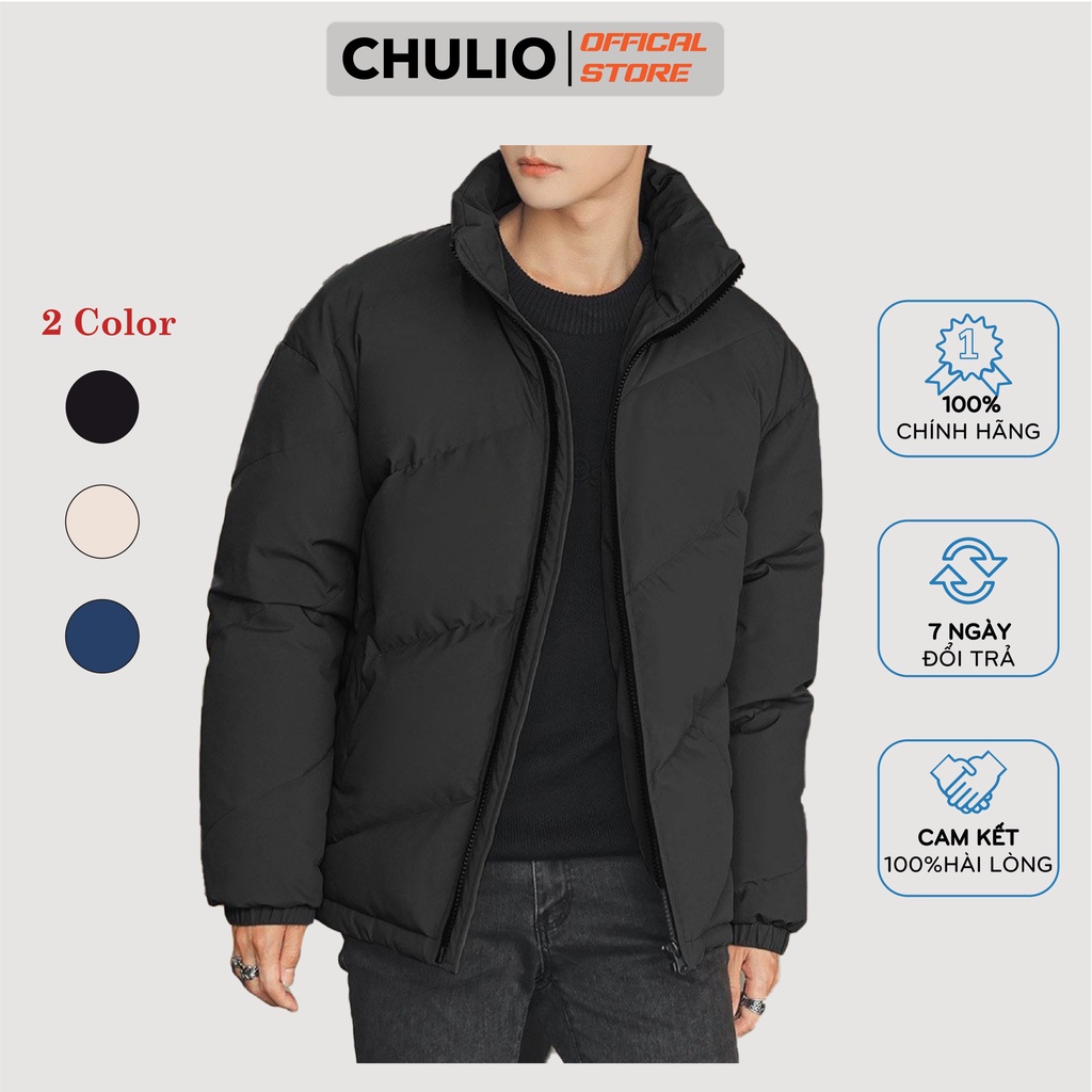 Áo Phao Nam Nữ Chulio Siêu ấm, Chần Bông dày dặn, cản gió tốt