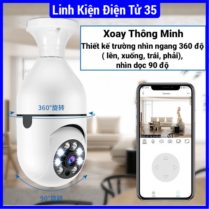 Sản phẩm camera không dây Wifi A6 HD1080P Full HD 1080P