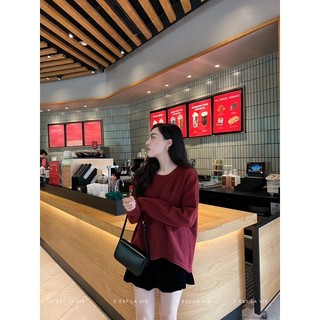 Áo len vạt chéo cổ tròn C'est la vie
