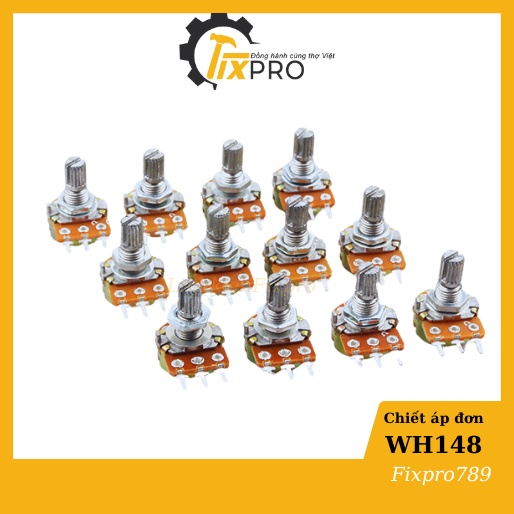 Combo 10 chiếc chiết áp đơn 10K WH148 - 15mm