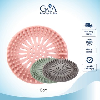Combo 2 nắp đậy cống thoát nước bồn rửa chén phòng tắm tiện dụng 13cm