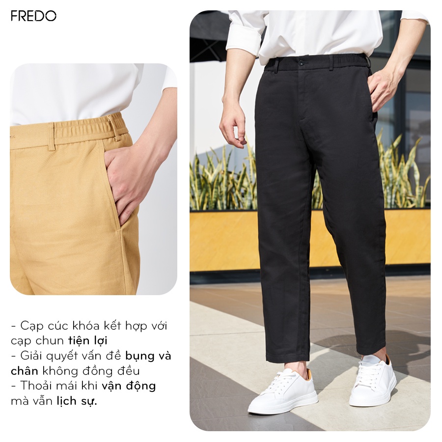 Quần Kaki Nam Công Sở Trẻ Trung FREDO Dáng Suông Thoải Mái Ống Côn Năng Động | BigBuy360 - bigbuy360.vn