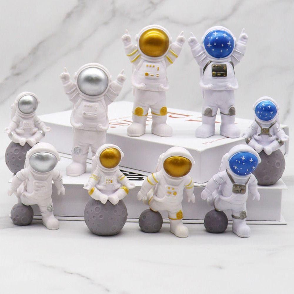 Bộ 3 Tượng Phi Hành Gia Đồ Chơi Cho Bé