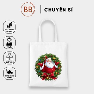 TÚI TOTE VẢI BỐ ĐEO VAI CANVAS NOEL