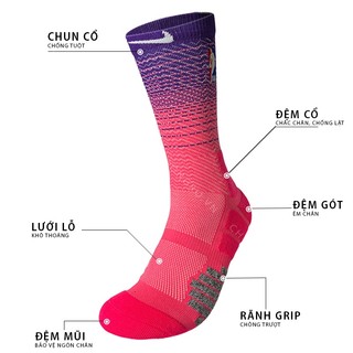 Tất bóng rổ NBA Elite Crew Gradient