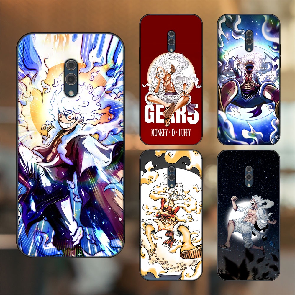 Ốp lưng Oppo K3 viền đen in hình Luffy Gear 5 Nika One Piece Đảo Hải Tặc