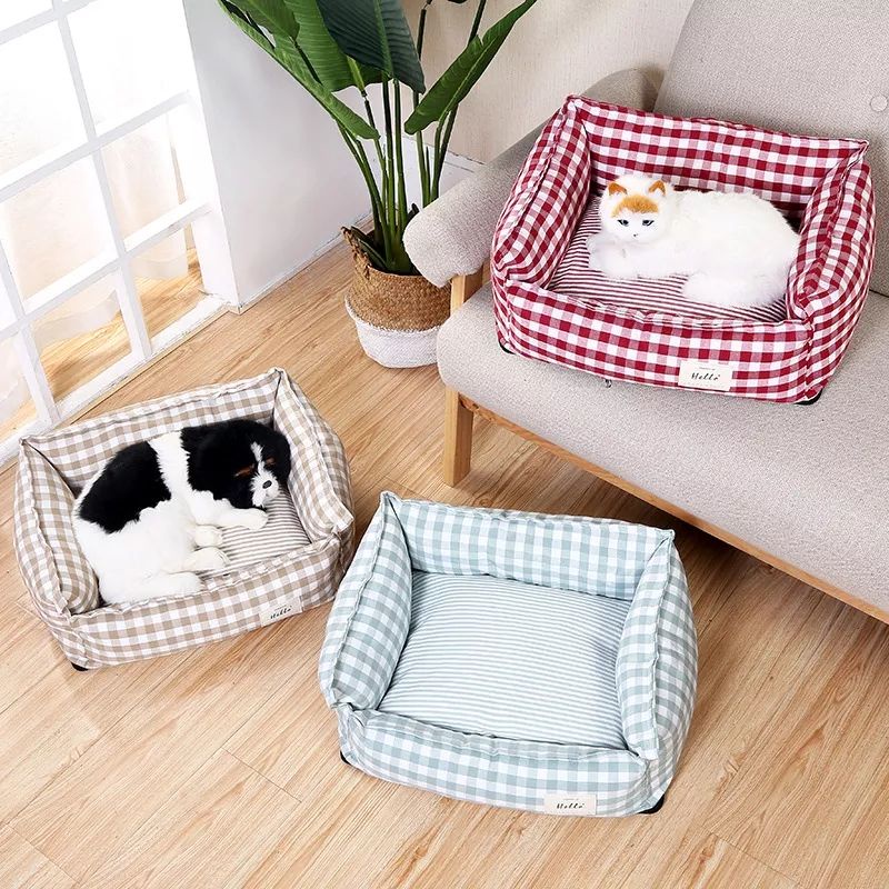 đệm cho chó mèo chất liệu kate mát mẻ (màu ngẫu nhiên)