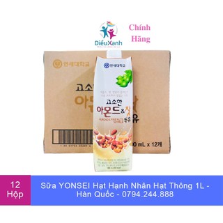 Sữa hạt thông hạnh nhân yonsei 1l - sữa hạt hàn quốc