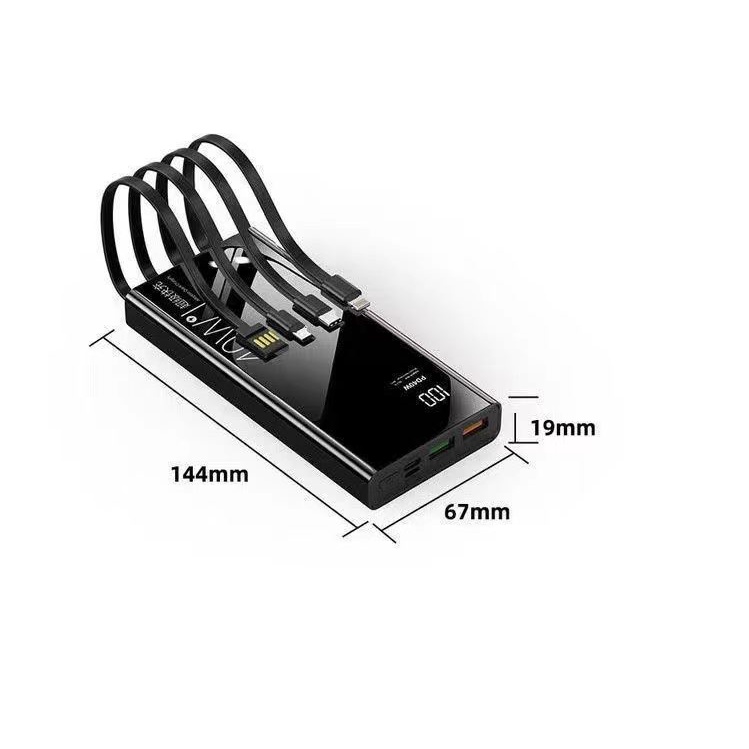 Pin Sạc Dự Phòng Mini PB03 30.000mAh Nhiều Cổng Đa Năng Kèm Sạc Nhanh 22.5W Led Hiển Thị Số Gọn Nhẹ Tiện Lợi Chất Lượng