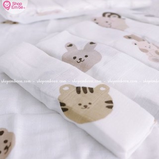 Set 6 Khăn Mặt Aden Sợi Tre 100%