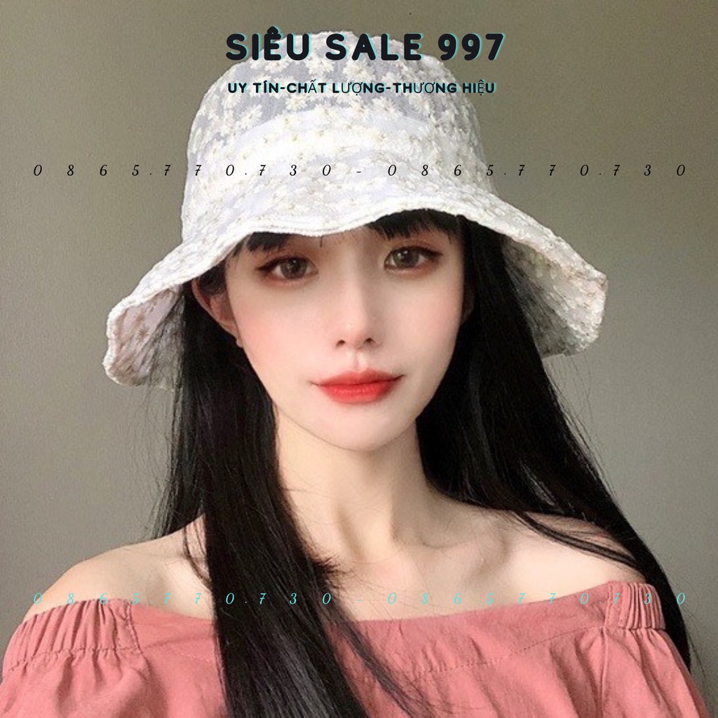 MŨ TAI BÈO QC HOA CÚC NỔI CÓ GỌNG ĐIỀU CHỈNH DỄ MANG