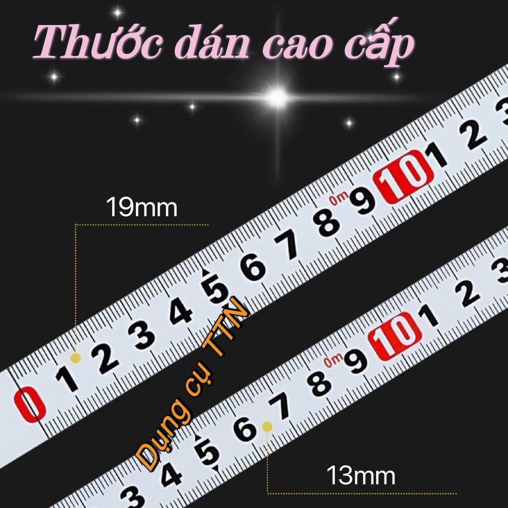 Thước dán BTE 13mm cao cấp các cỡ