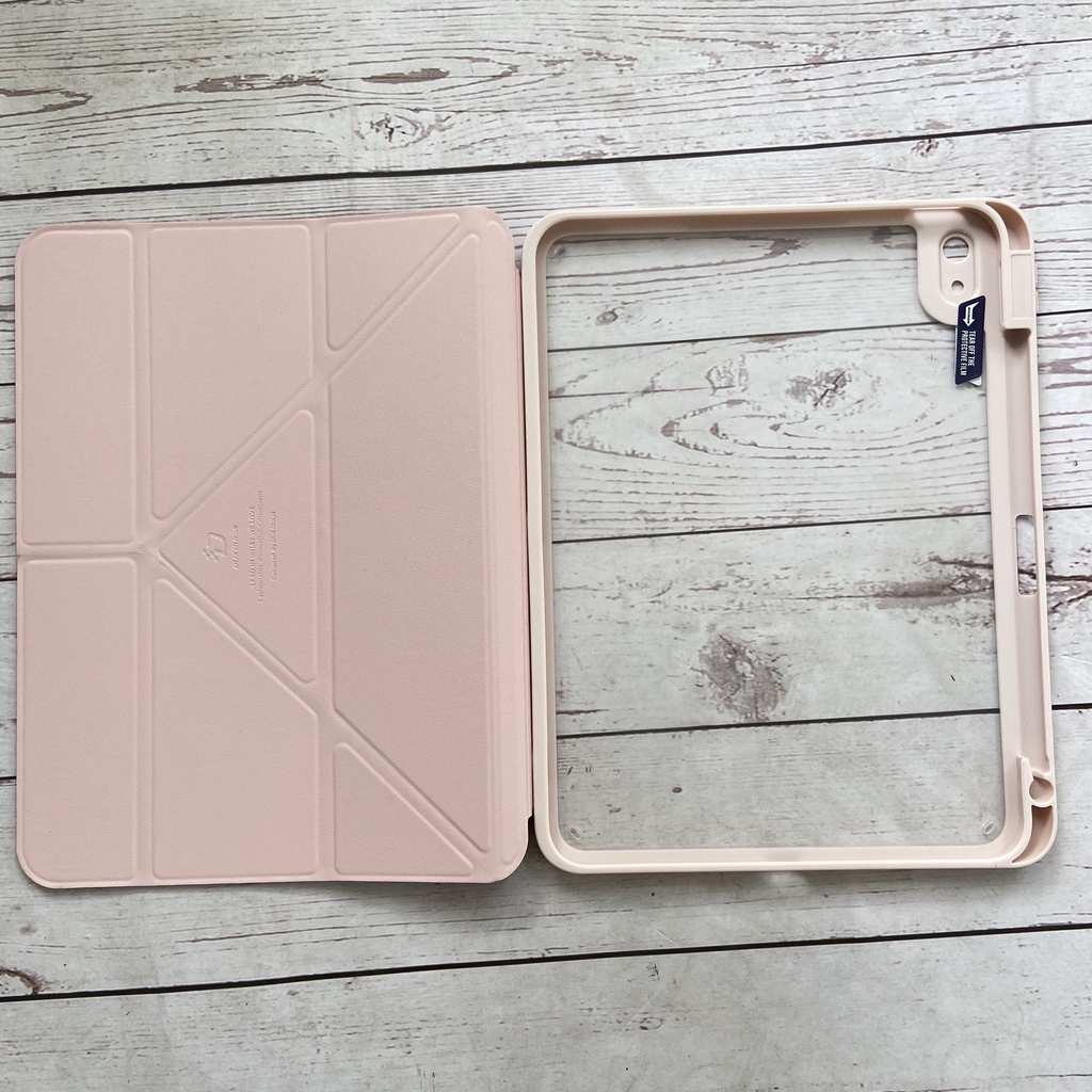 Bao da DUX DUCIS iPad Gen 10  10.9 inch  - Mặt lưng trong, Có Khay Bút - Hồng