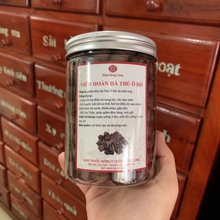 Viên hoàn Hà Thủ Ô đỏ hộp 500g - đông y chấn hưng long