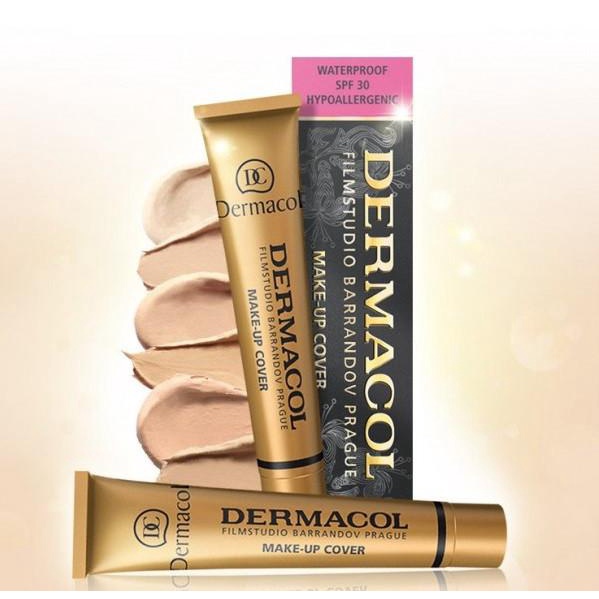 Kem Nền Che Khuyết Điểm, (Che Hình Xăm Nhỏ) Dermacol Make up Cover 30g (GIÁ HỦY DIỆT)