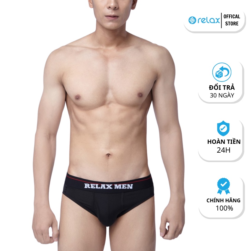 quần lót nam relax underwear thun lạnh cao cấp chính hãng, quần sịp nam rltk57