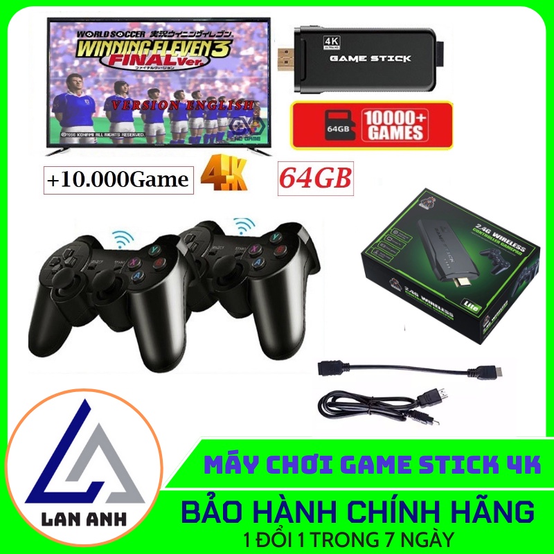 Máy Chơi Game Cầm Tay PS 10000 Game PS1/Ps2, Nitendo switch/FC, Compact/FC, Kết Nối HDMI 4K Ultra HD, Tặng Thẻ Nhớ 64GB