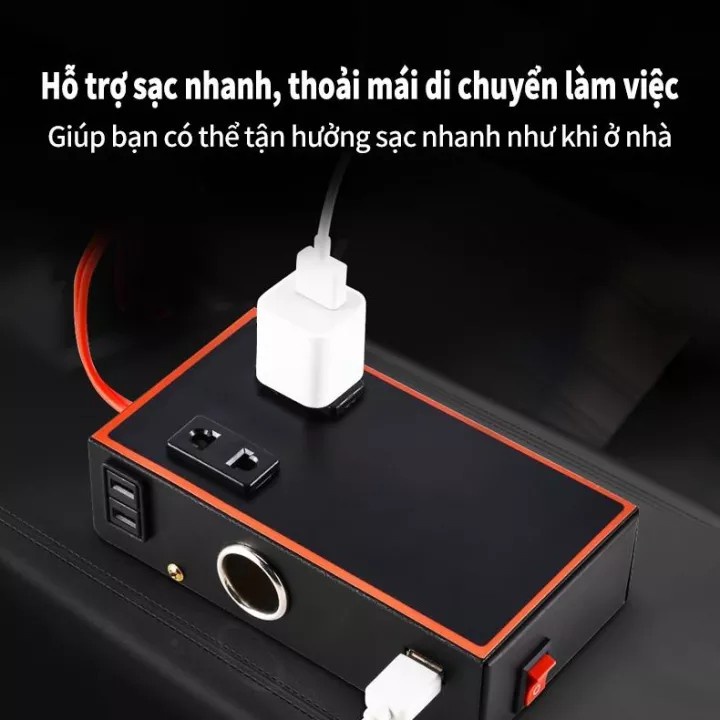 Bộ chuyển đổi điện 12v sang 220v,Biến điện 12v ra 220v xe ô tô,Inverter 12v to 220v sin chuẩn 1500w,Ổ Cắm Máy Biến Áp | BigBuy360 - bigbuy360.vn