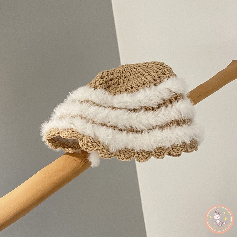 Mũ Beanie Dệt Kim Co Giãn Nhiều Màu Sắc Cho Bé