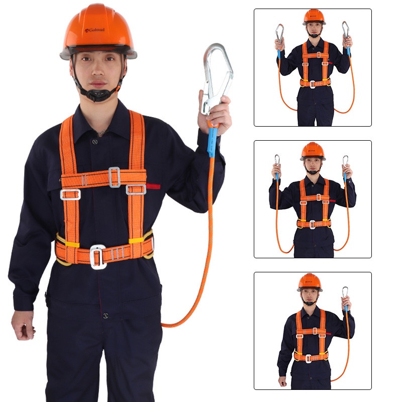 Dây Đai An Toàn 1.8 Inch Chống Mòn Chống Rơi Cho Thợ Điện / Leo Núi