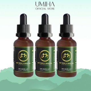 Combo 3 hộp Mỡ trăn triệt lông vĩnh viễn U Minh Hạ (30ml x3) UMIHA ORGANIC - Tặng 1 hộp Kem tẩy lông UMIHA 65ml