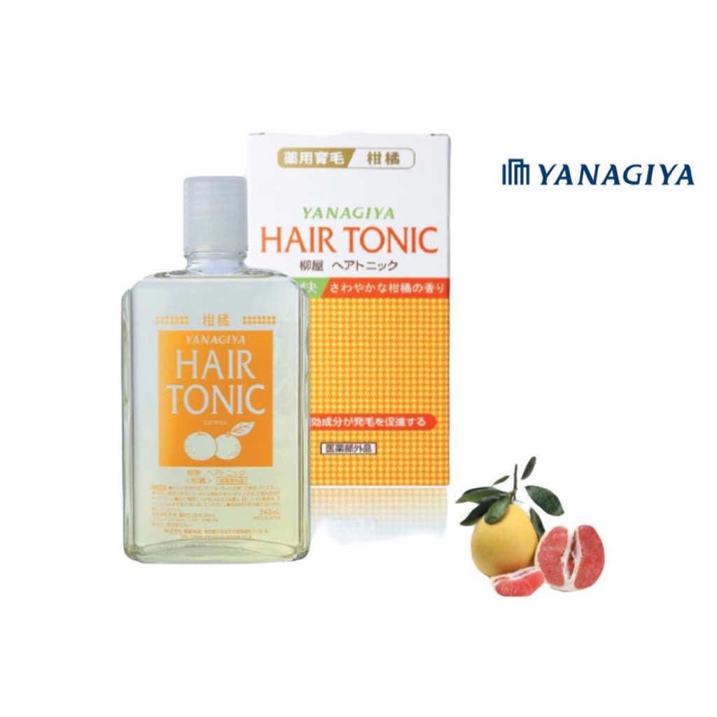 Tinh Chất Dầu Bưởi Dưỡng Tóc Yanagiya Hair Tonic Kích Thích Mọc Tóc Salon De Pro Nhật Bản 240ml