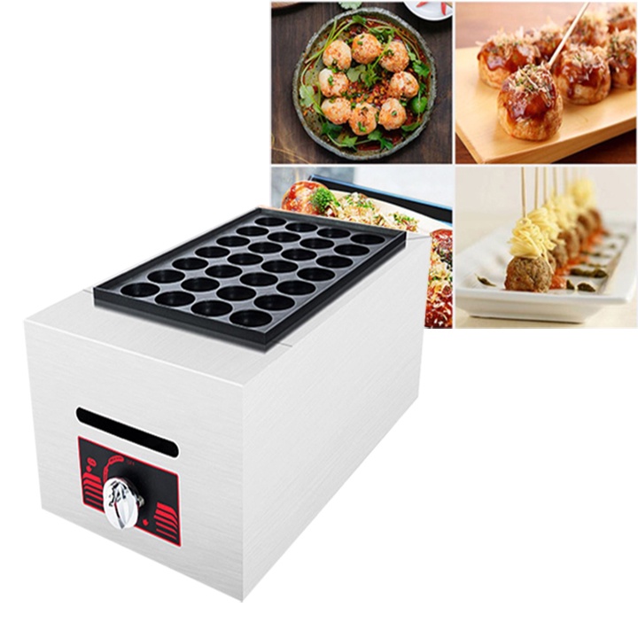 Máy làm bánh nhân bạch tuộc takoyaki sử dụng gas